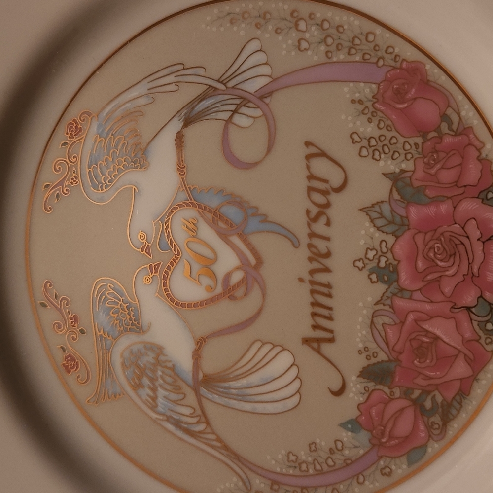 COPY - 50th anniversary plate decor